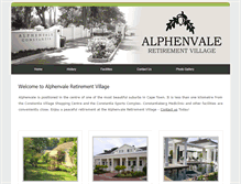Tablet Screenshot of alphenvale.com